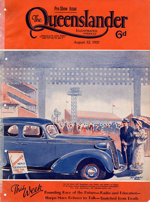 Poster Cover from The Queenslander Studebaker Car 1937