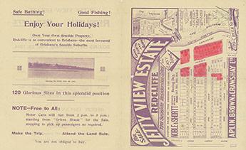 Poster Estate Map - Jetty View Estate Redcliffe, 1914 – Library Shop